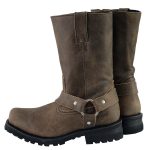M Boss Apparel BOS49002 Men’s 11-inch Classic Distressed Brown Harness Square Toe Boots - Image 8