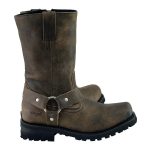 M Boss Apparel BOS49002 Men’s 11-inch Classic Distressed Brown Harness Square Toe Boots - Image 9