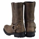M Boss Apparel BOS49002 Men’s 11-inch Classic Distressed Brown Harness Square Toe Boots - Image 10