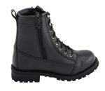 M Boss Motorcycle Apparel BOS49005 Men’s 8 Inch Black Accelerator Leather Motorcycle Boots - Image 5