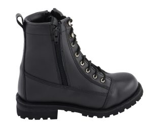 M Boss Motorcycle Apparel BOS49005 Men’s 8 Inch Black Accelerator Leather Motorcycle Boots - Image 5