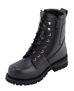 M Boss Motorcycle Apparel BOS49006 Men’s 9 Inch Black Trooper Leather Motorcycle Boots - Image 3