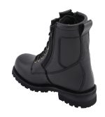 M Boss Motorcycle Apparel BOS49006 Men’s 9 Inch Black Trooper Leather Motorcycle Boots - Image 4