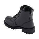 M Boss Motorcycle Apparel BOS49007 Men’s 7 Inch Black Outlaw Leather Motorcycle Boots - Image 4