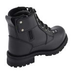 M Boss Motorcycle Apparel BOS49007 Men’s 7 Inch Black Outlaw Leather Motorcycle Boots - Image 5