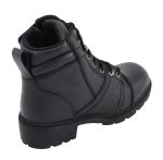 M Boss Motorcycle Apparel BOS49302 Ladies 6 Inch Black Accelerator Leather Motorcycle Boots - Image 5