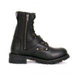 Hot Leathers BTL1001 Ladies 7-inch-Tall Logger Leather Boots with Buckle - Image 2