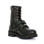 Hot Leathers BTL1001 Ladies 7-inch-Tall Logger Leather Boots with Buckle - Image 3