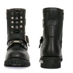 Hot Leathers BTL1001 Ladies 7-inch-Tall Logger Leather Boots with Buckle - Image 4