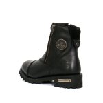 Hot Leathers BTL1002 Ladies Black 6-inch Double Zip Cap Toe Leather Boots - Image 6