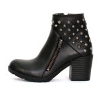 Hot Leathers BTL1003 Ladies 5-inch Black Studded Ankle Leather Boots with Side Zippers - Image 6