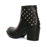 Hot Leathers BTL1003 Ladies 5-inch Black Studded Ankle Leather Boots with Side Zippers - Image 7
