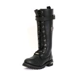 Hot Leathers BTL1005 Ladies 14-inch Black Knee-High Leather Boots with Side Zipper Entry - Image 6
