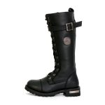 Hot Leathers BTL1005 Ladies 14-inch Black Knee-High Leather Boots with Side Zipper Entry - Image 7