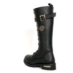 Hot Leathers BTL1005 Ladies 14-inch Black Knee-High Leather Boots with Side Zipper Entry - Image 8
