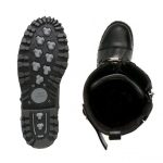 Hot Leathers BTL1005 Ladies 14-inch Black Knee-High Leather Boots with Side Zipper Entry - Image 10