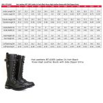 Hot Leathers BTL1005 Ladies 14-inch Black Knee-High Leather Boots with Side Zipper Entry - Image 3