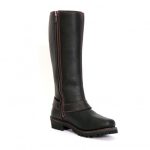 Hot Leathers BTL1006 Ladies 14-inch Black Knee-High Leather Boots with Side Zipper Entry - Image 4