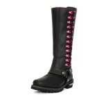 Hot Leathers BTL1006 Ladies 14-inch Black Knee-High Leather Boots with Side Zipper Entry - Image 5