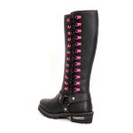 Hot Leathers BTL1006 Ladies 14-inch Black Knee-High Leather Boots with Side Zipper Entry - Image 7