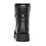 Hot Leathers BTL1009 Ladies Black Double Zip Sugar Skull Cap Toe Leather Boot - Image 8