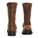 Hot Leathers BTM1001 Men’s Rust Brown 11-inch Harness Motorcycle Leather Boots - Image 4