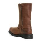 Hot Leathers BTM1001 Men’s Rust Brown 11-inch Harness Motorcycle Leather Boots - Image 7