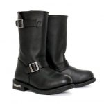 Hot Leathers BTM1002 Men’s Black 11-inch Round Toe Engineer Leather Boots - Image 12