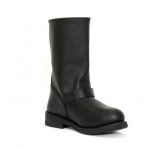 Hot Leathers BTM1002 Men’s Black 11-inch Round Toe Engineer Leather Boots - Image 4