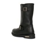 Hot Leathers BTM1002 Men’s Black 11-inch Round Toe Engineer Leather Boots - Image 7