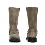 Hot Leathers BTM1003 Men’s Stone Wash Brown 11-inch Tall Harness Leather Boots - Image 4