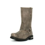 Hot Leathers BTM1003 Men’s Stone Wash Brown 11-inch Tall Harness Leather Boots - Image 5