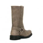 Hot Leathers BTM1003 Men’s Stone Wash Brown 11-inch Tall Harness Leather Boots - Image 8