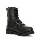 Hot Leathers BTM1006 Men’s Black 8-inch Logger Leather Boots with Adjustable Buckle - Image 4