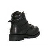 Hot Leathers BTM1007 Men’s Black 6-inch Logger Leather Boots with Adjustable Buckle - Image 8