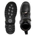 Hot Leathers BTM1007 Men’s Black 6-inch Logger Leather Boots with Adjustable Buckle - Image 9