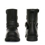 Hot Leathers BTM1008 Men’s Black 8-inch Round Toe Engineer Leather Boot with Lug Sole - Image 5