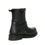 Hot Leathers BTM1008 Men’s Black 8-inch Round Toe Engineer Leather Boot with Lug Sole - Image 9