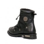 Hot Leathers BTM1009 Men’s Black 7-Inch Leather Lace Up Boots with Zipper Closure - Image 17