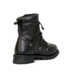 Hot Leathers BTM1009 Men’s Black 7-Inch Leather Lace Up Boots with Zipper Closure - Image 19