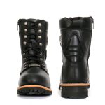 Hot Leathers BTM1011 Men’s 8 Inch Two Tone Logger Leather Lace Up Boots - Image 5