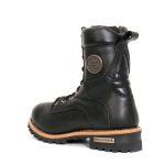 Hot Leathers BTM1011 Men’s 8 Inch Two Tone Logger Leather Lace Up Boots - Image 8