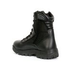 Hot Leathers BTM1012 Men’s Black Leather Swat Style Lace Up Boots with Zippers - Image 8