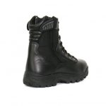 Hot Leathers BTM1012 Men’s Black Leather Swat Style Lace Up Boots with Zippers - Image 9