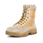 Hot Leathers BTM1013 Men’s Tan Leather Swat Style Lace Up Boots with Zippers - Image 4