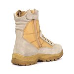 Hot Leathers BTM1013 Men’s Tan Leather Swat Style Lace Up Boots with Zippers - Image 8