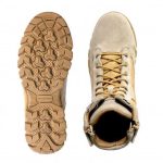 Hot Leathers BTM1013 Men’s Tan Leather Swat Style Lace Up Boots with Zippers - Image 9