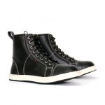Hot Leathers BTM1014 Men’s Black and White Leather 6-inch Riding Sneaker