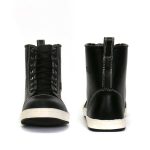 Hot Leathers BTM1014 Men’s Black and White Leather 6-inch Riding Sneaker - Image 5