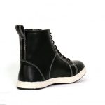 Hot Leathers BTM1014 Men’s Black and White Leather 6-inch Riding Sneaker - Image 9